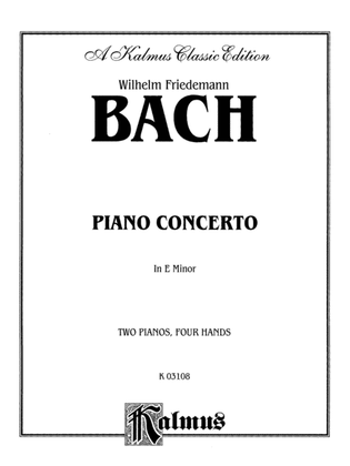 Book cover for Bach: Piano Concerto in E Minor