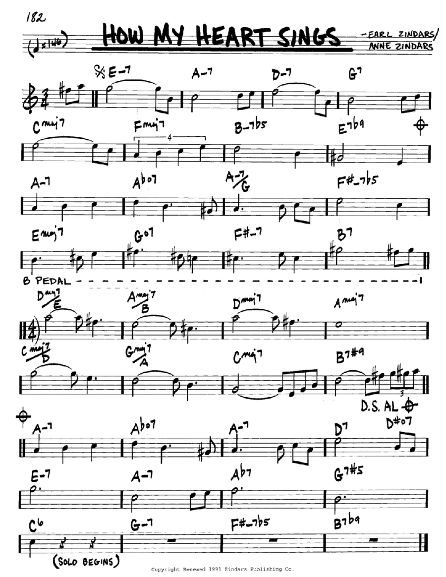 How My Heart Sings Piano scores gallery preview page 1