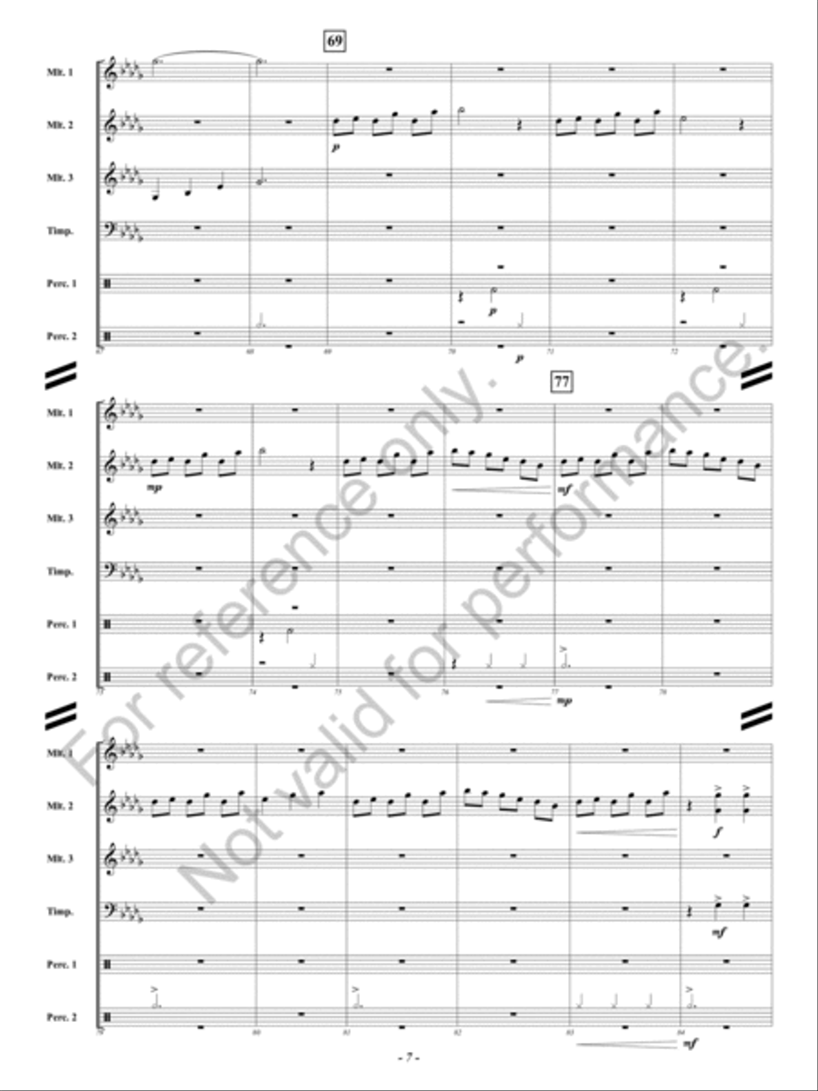 Hatsuhi Sunrise Hatsuhi Sunrise Percussion Ensemble scores gallery preview page 8