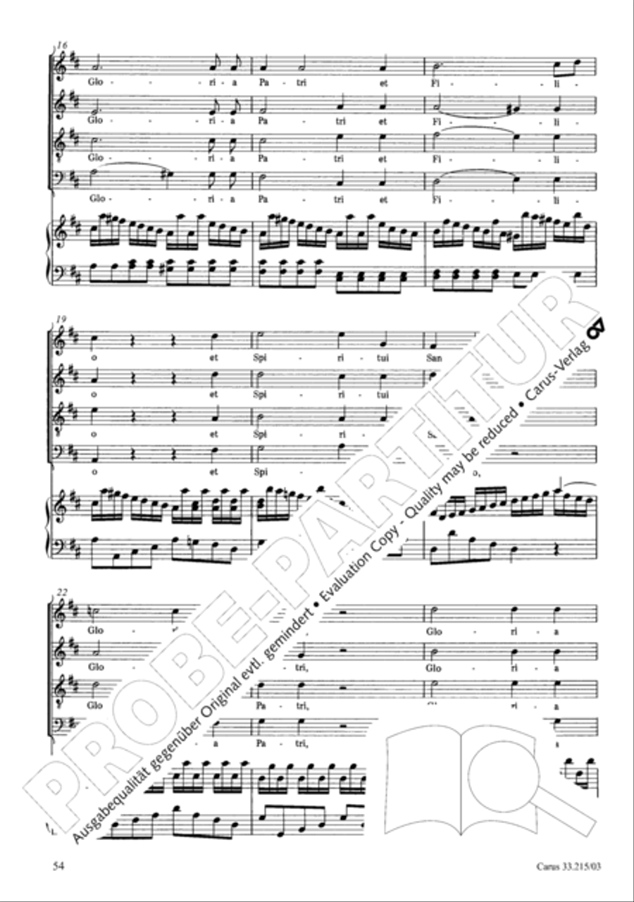 Magnificat Magnificat 4-Part scores gallery preview page 55
