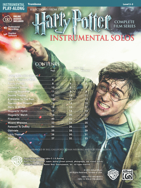 Harry Potter Instrumental Solos image number null