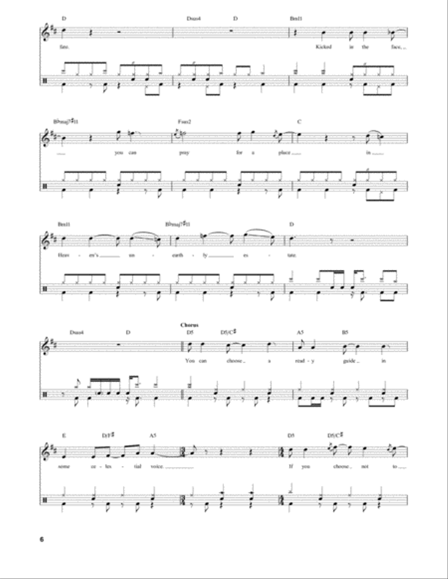 Freewill Freewill Drum Set scores gallery preview page 6