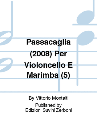 Passacaglia (2008) Per Violoncello E Marimba (5)