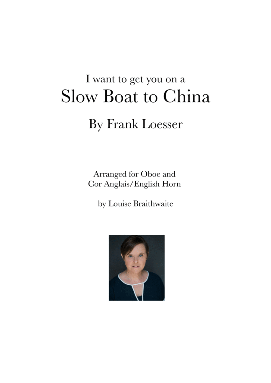 On A Slow Boat To China Woodwind Ensemble scores gallery preview page 1