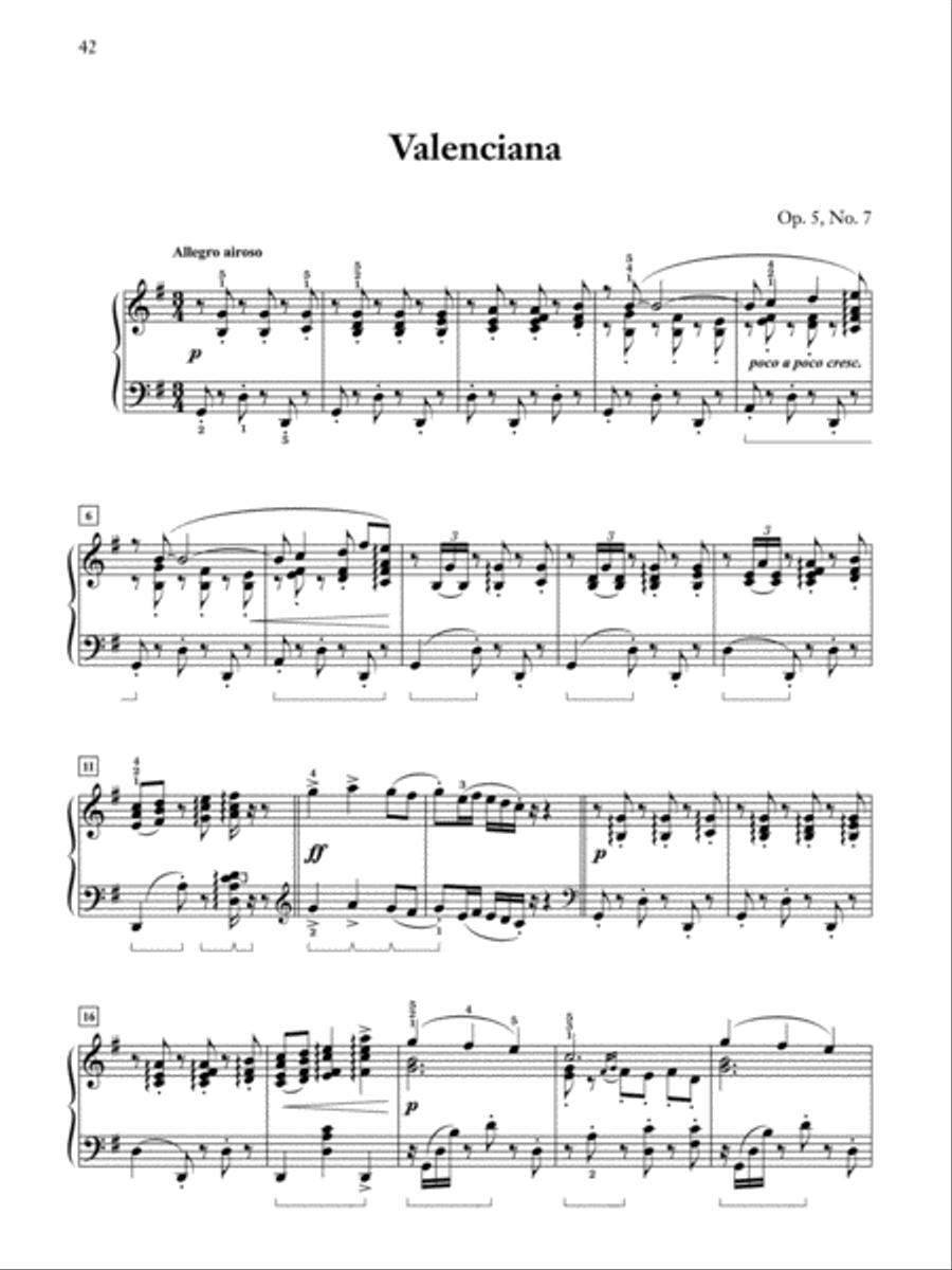 Twelve Spanish Dances, Op. 5 Small Ensemble scores gallery preview page 4