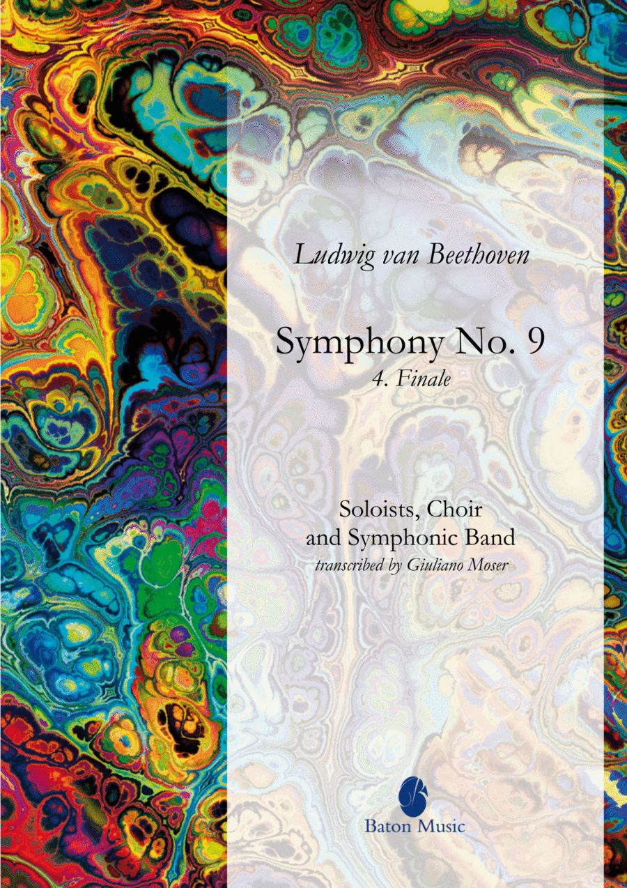 Symphony No. 9 D minor Choir scores gallery preview page 1