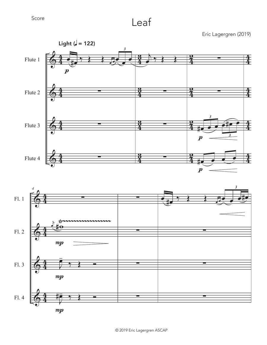 Leaf Woodwind Ensemble scores gallery preview page 3