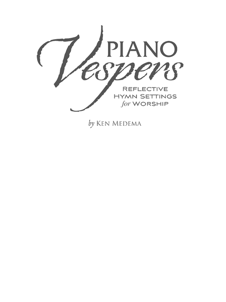 Piano Vespers