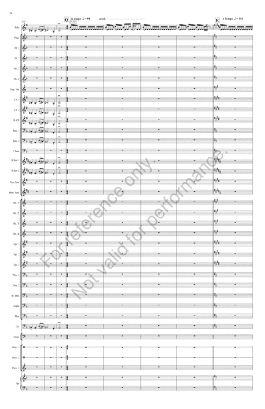 Shenandoah Fantasy Concert Band scores gallery preview page 25