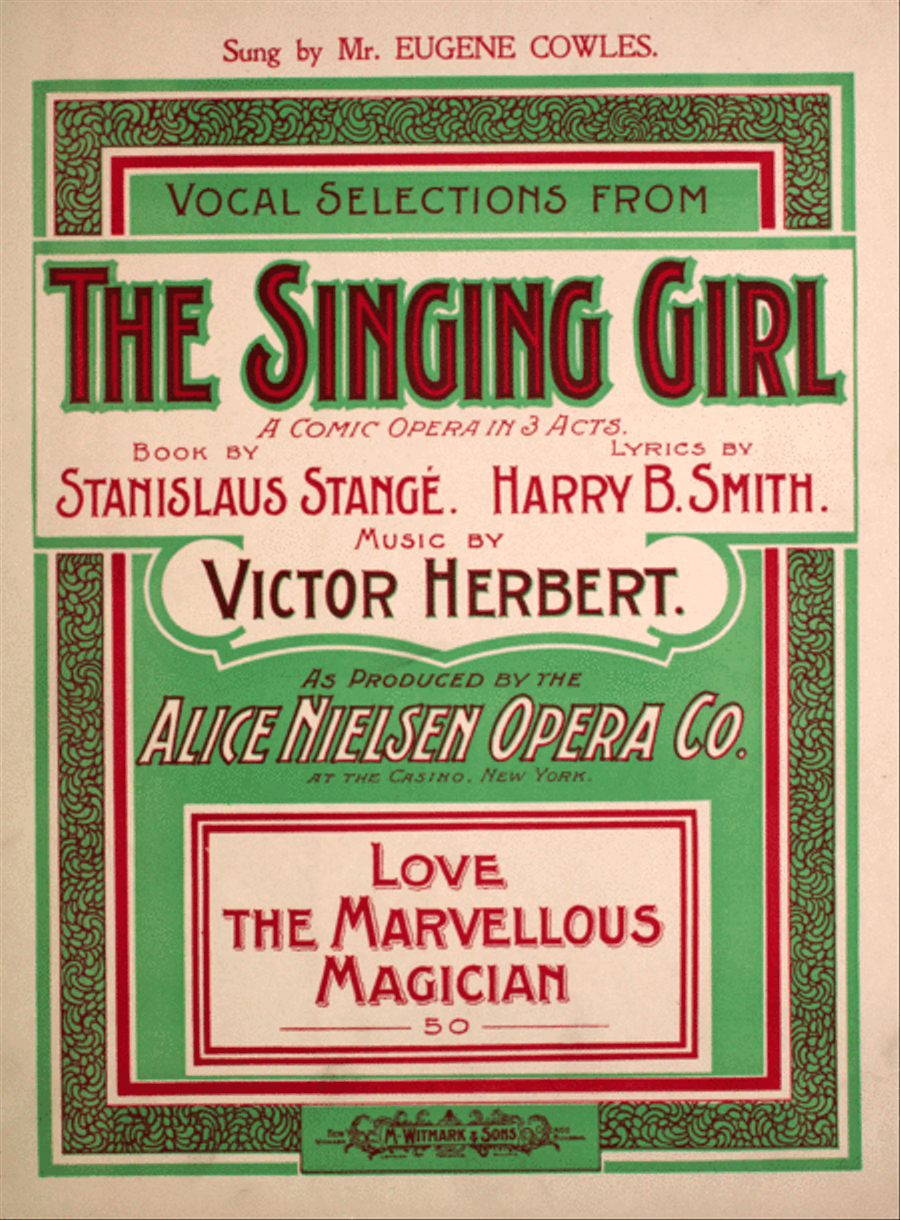 Love The Marvellous Magician Voice scores gallery preview page 1
