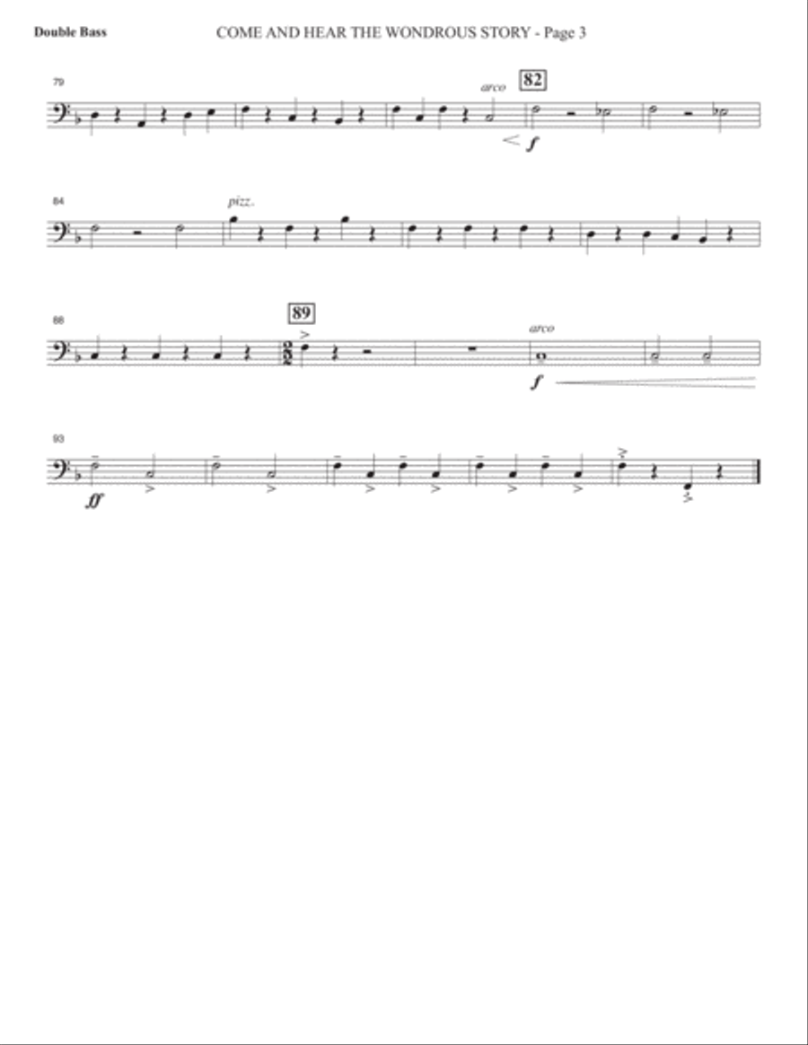 Sacred Places - Double Bass Choir scores gallery preview page 6