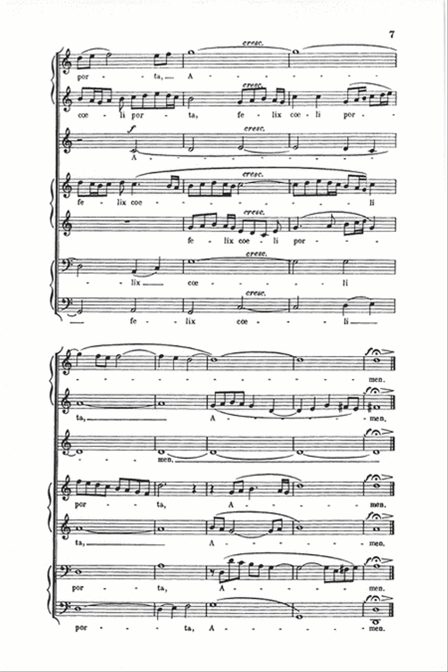 Ave Maris Stella - SSATBB SSATBB scores gallery preview page 7