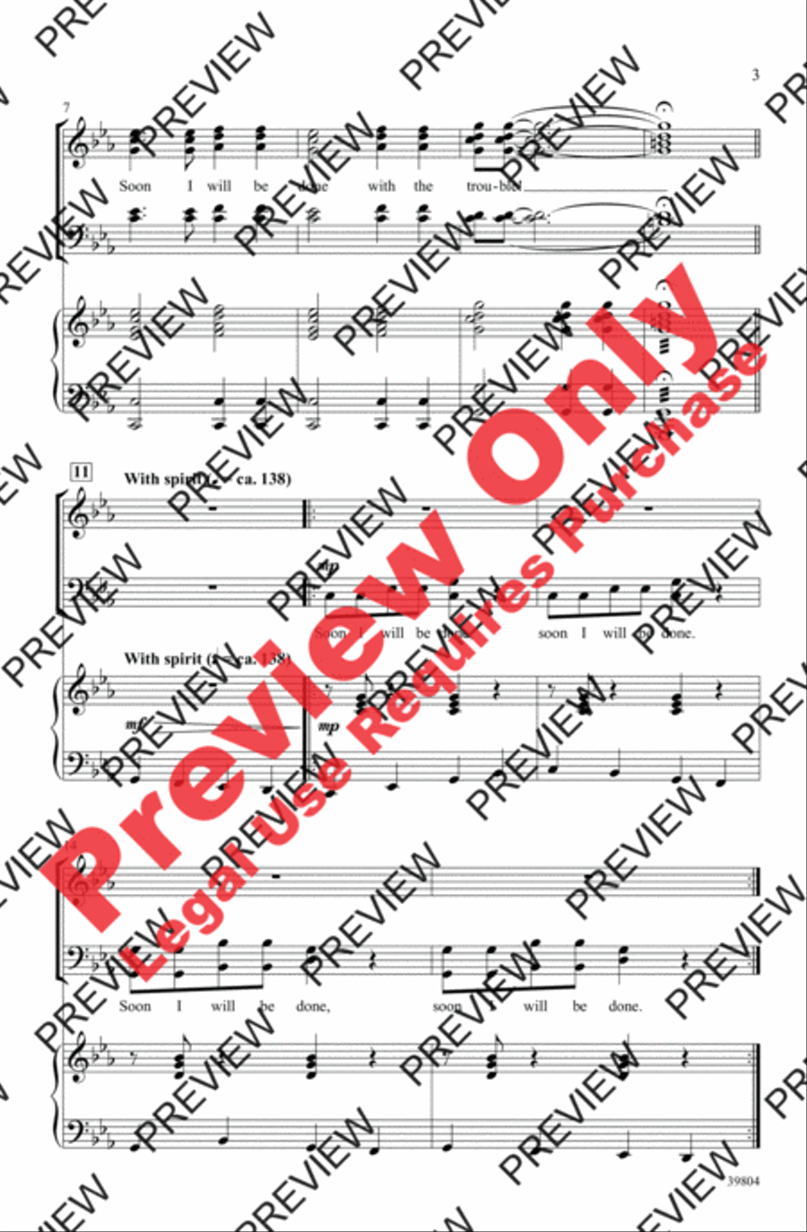 Trouble! - SoundTrax CD (CD only) Choir scores gallery preview page 3