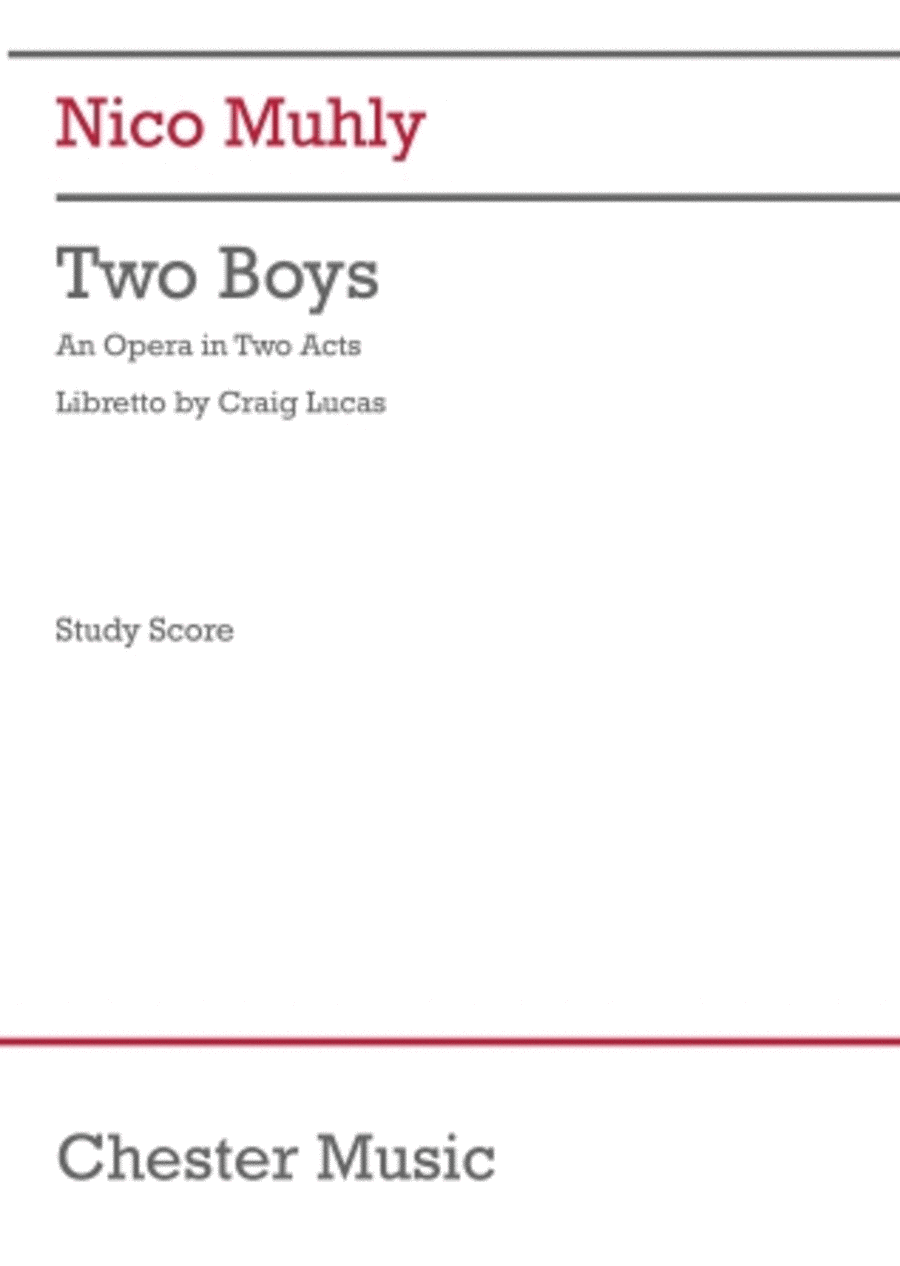 Two Boys Voice scores gallery preview page 1