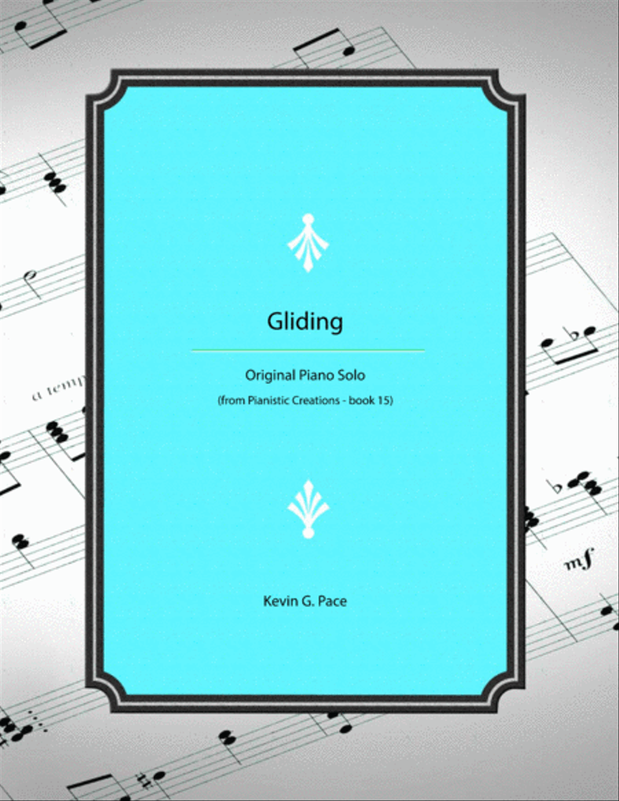 Gliding - original piano solo Piano Solo scores gallery preview page 1