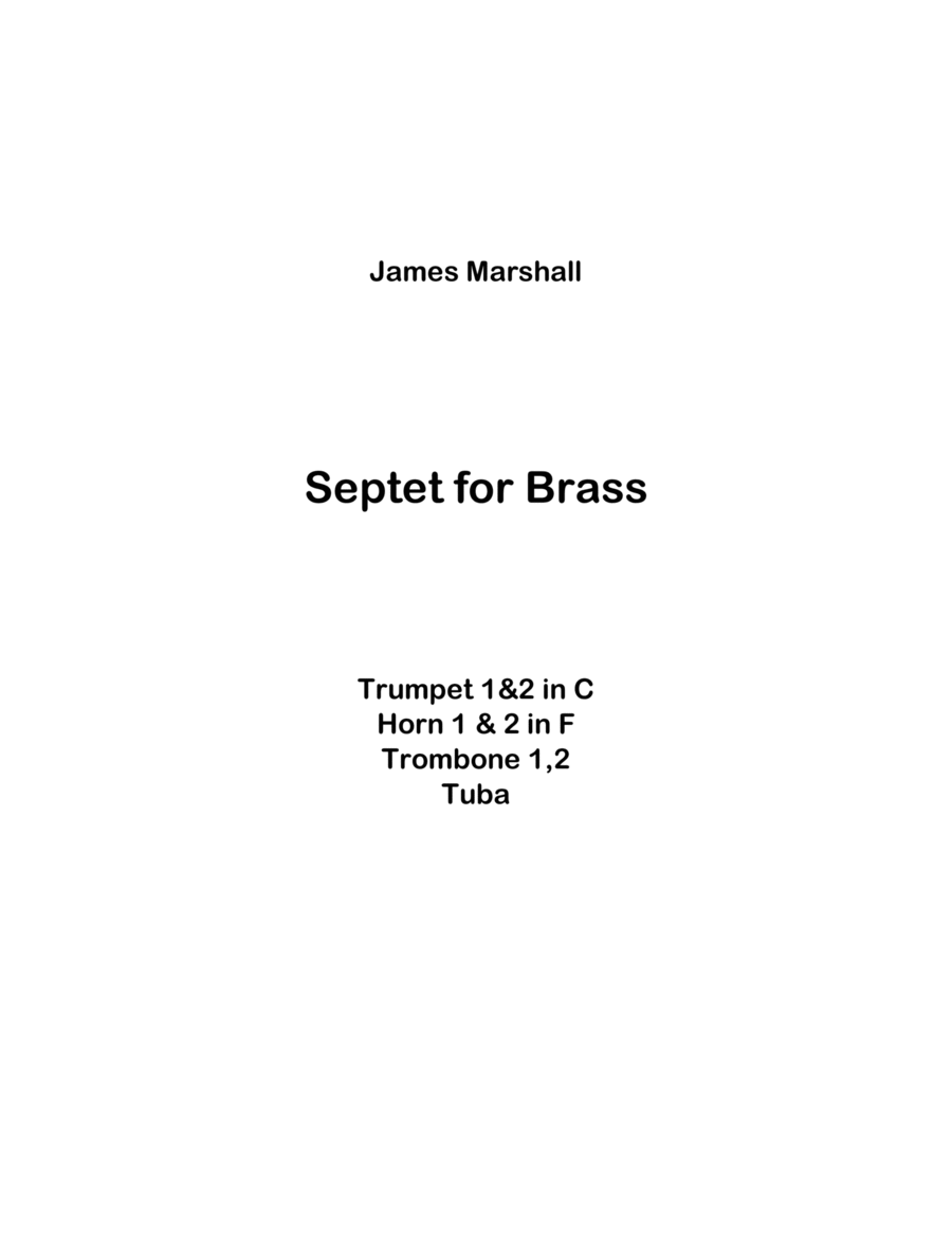 Septet for Brass image number null