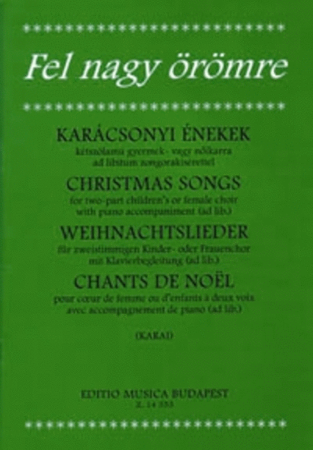 Weihnachtslieder für Kinder- oder Frauenchor (SA)