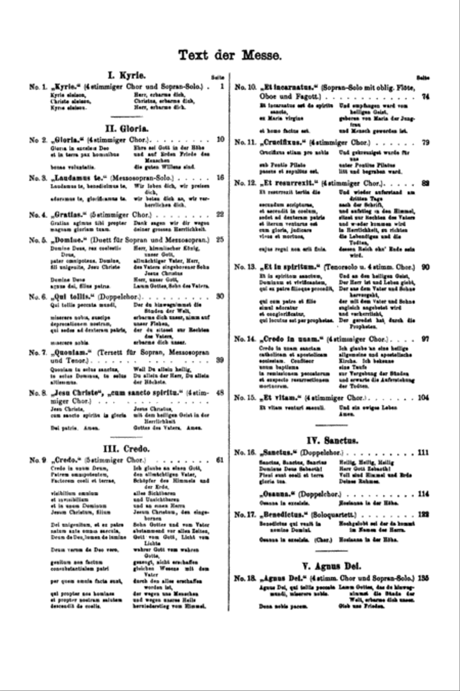 Grand Mass in C Minor, K. 427 4-Part scores gallery preview page 5