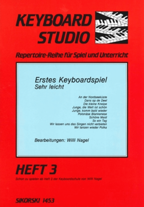 Book cover for Erstes Keyboardspiel - Sehr Leicht -heft 3-
