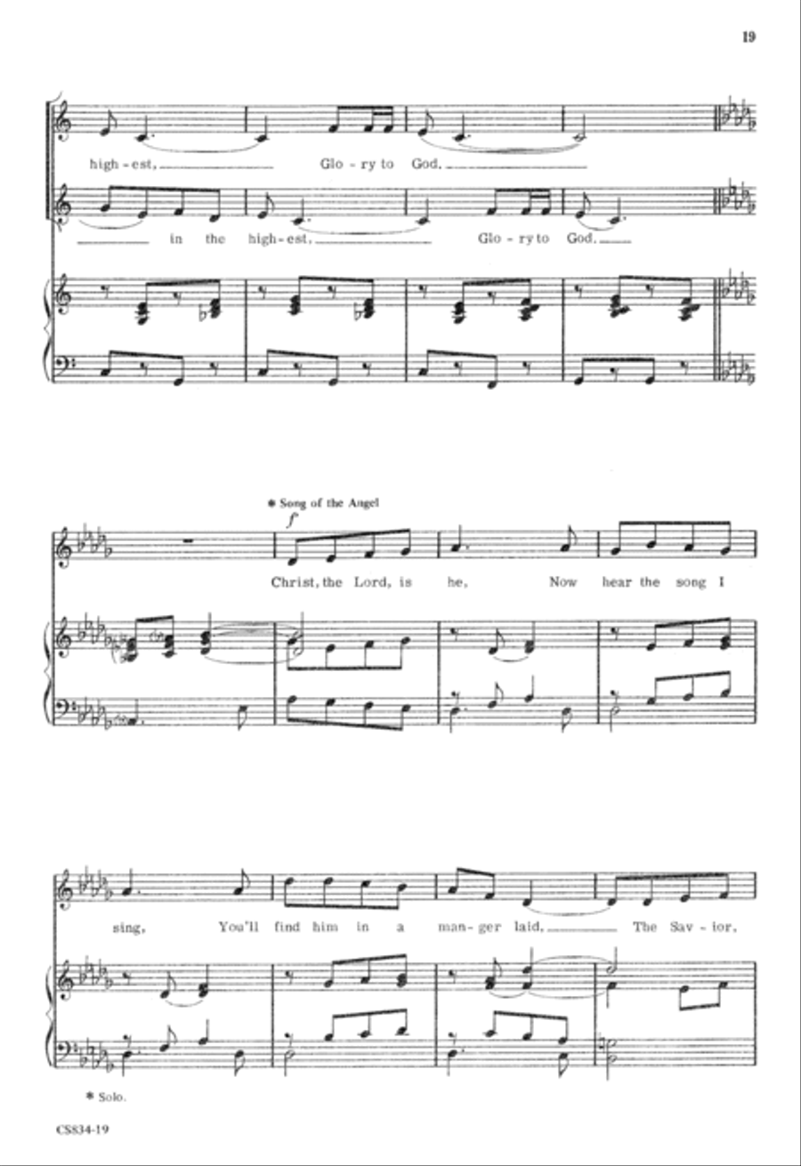 The Brightest Star Unison Choir scores gallery preview page 19