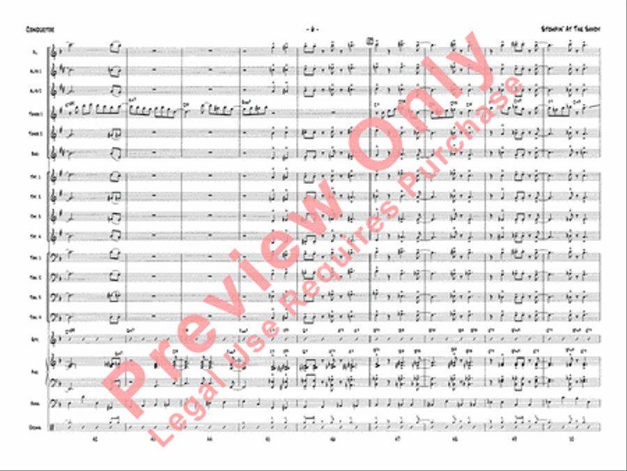Stompin' at the Savoy Stompin' at the Savoy Jazz Ensemble scores gallery preview page 9