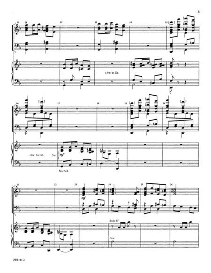 A Nativity Antiphonal - Organ Score