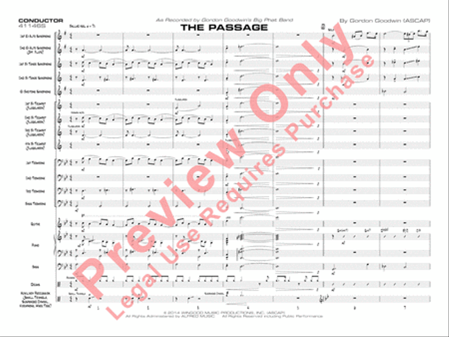 The Passage Jazz Ensemble scores gallery preview page 4