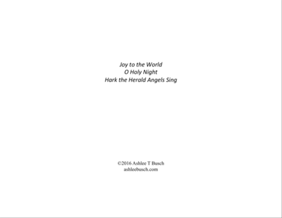 Three Carols Brass Ensemble scores gallery preview page 2