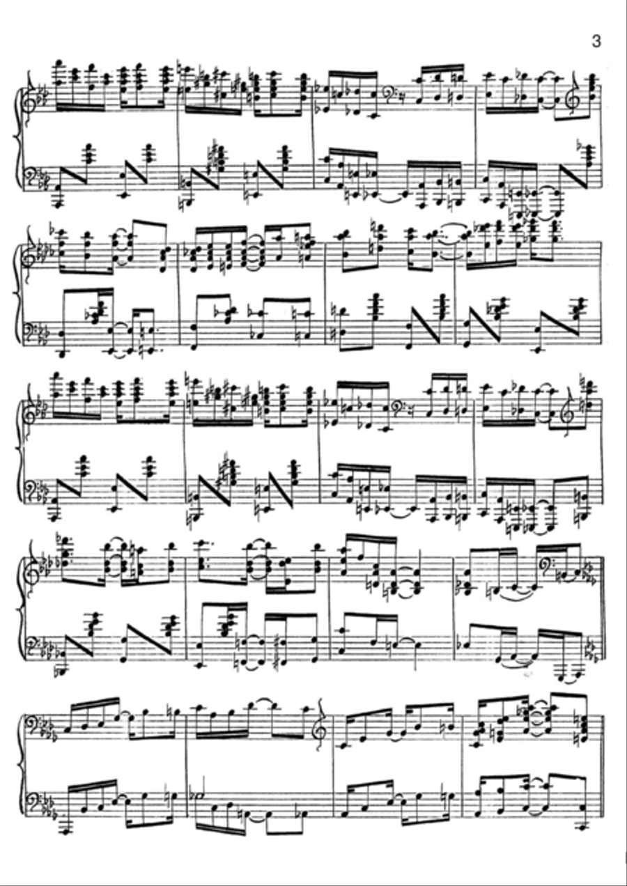 On The Highwire Piano Solo scores gallery preview page 3