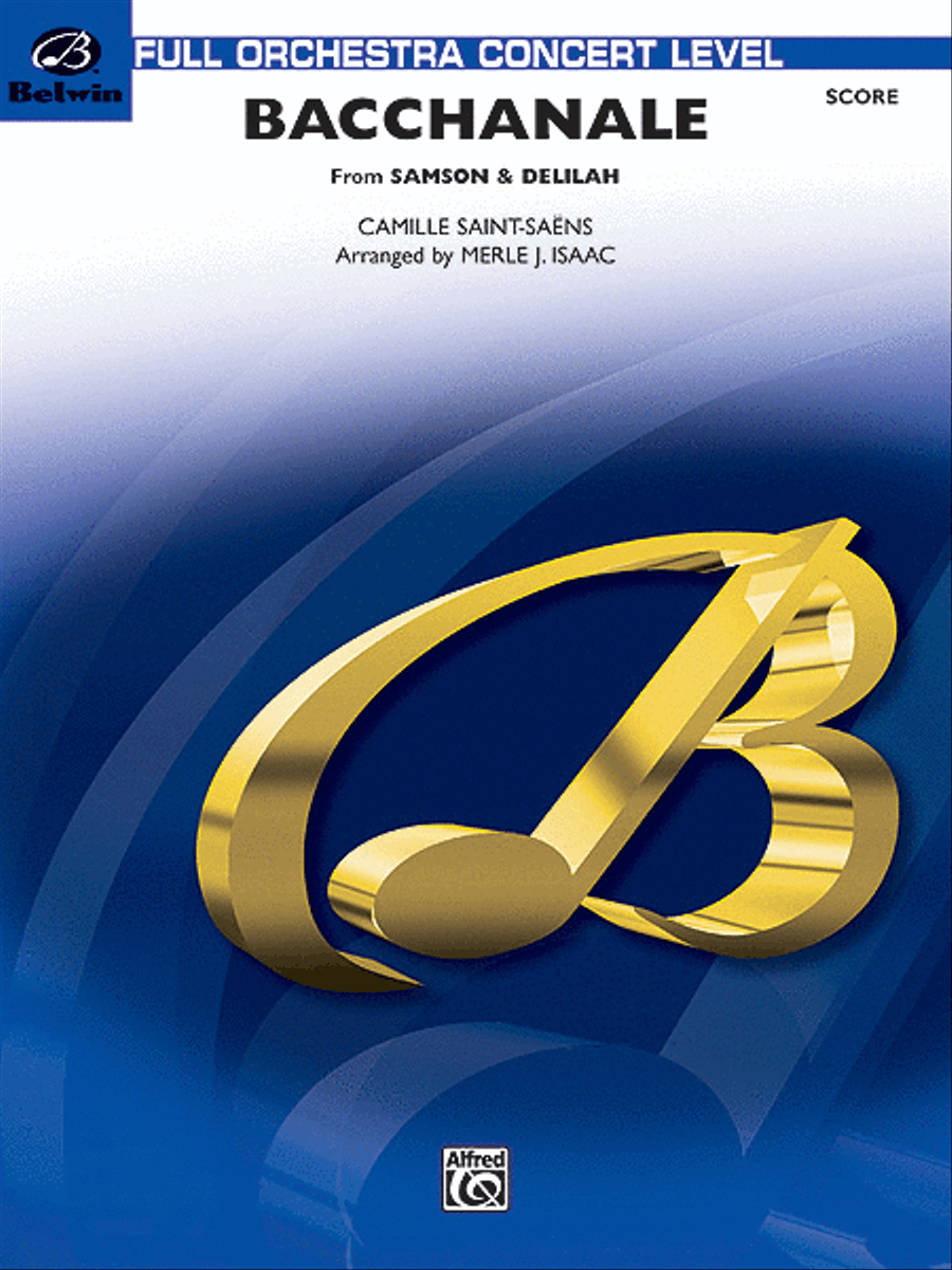 Bacchanale from Samson & Delilah (Score Only) Full Orchestra scores gallery preview page 1