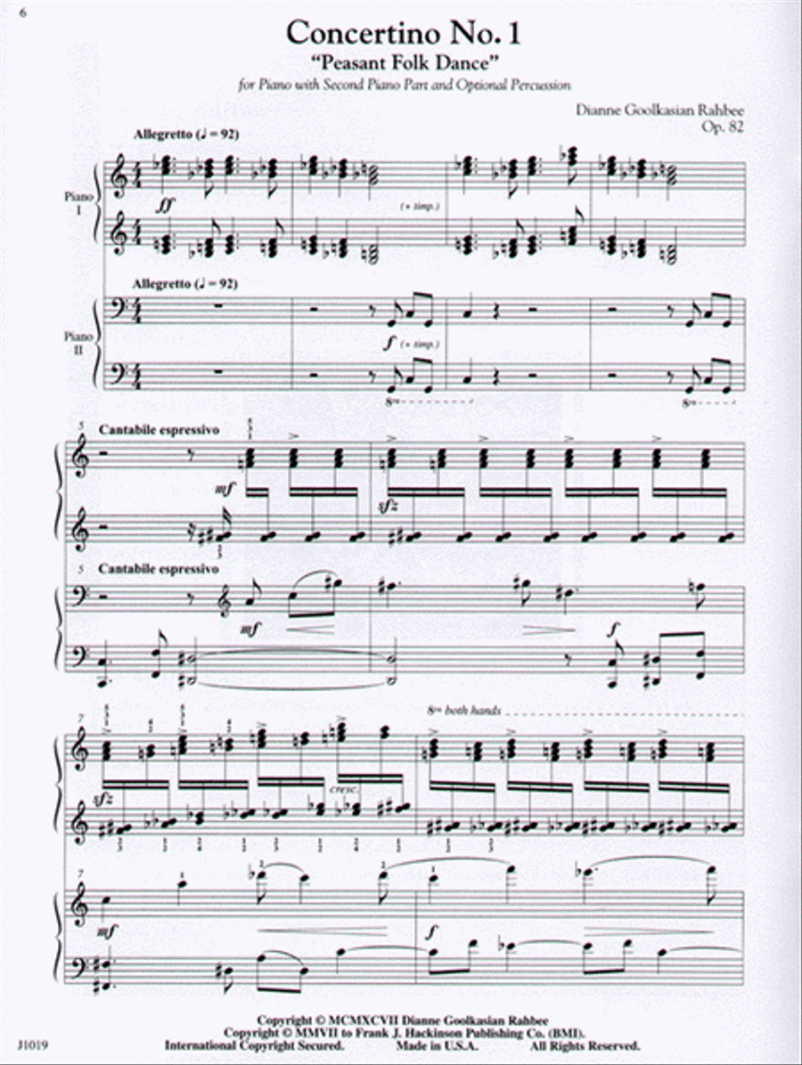 Concertino No. 1 