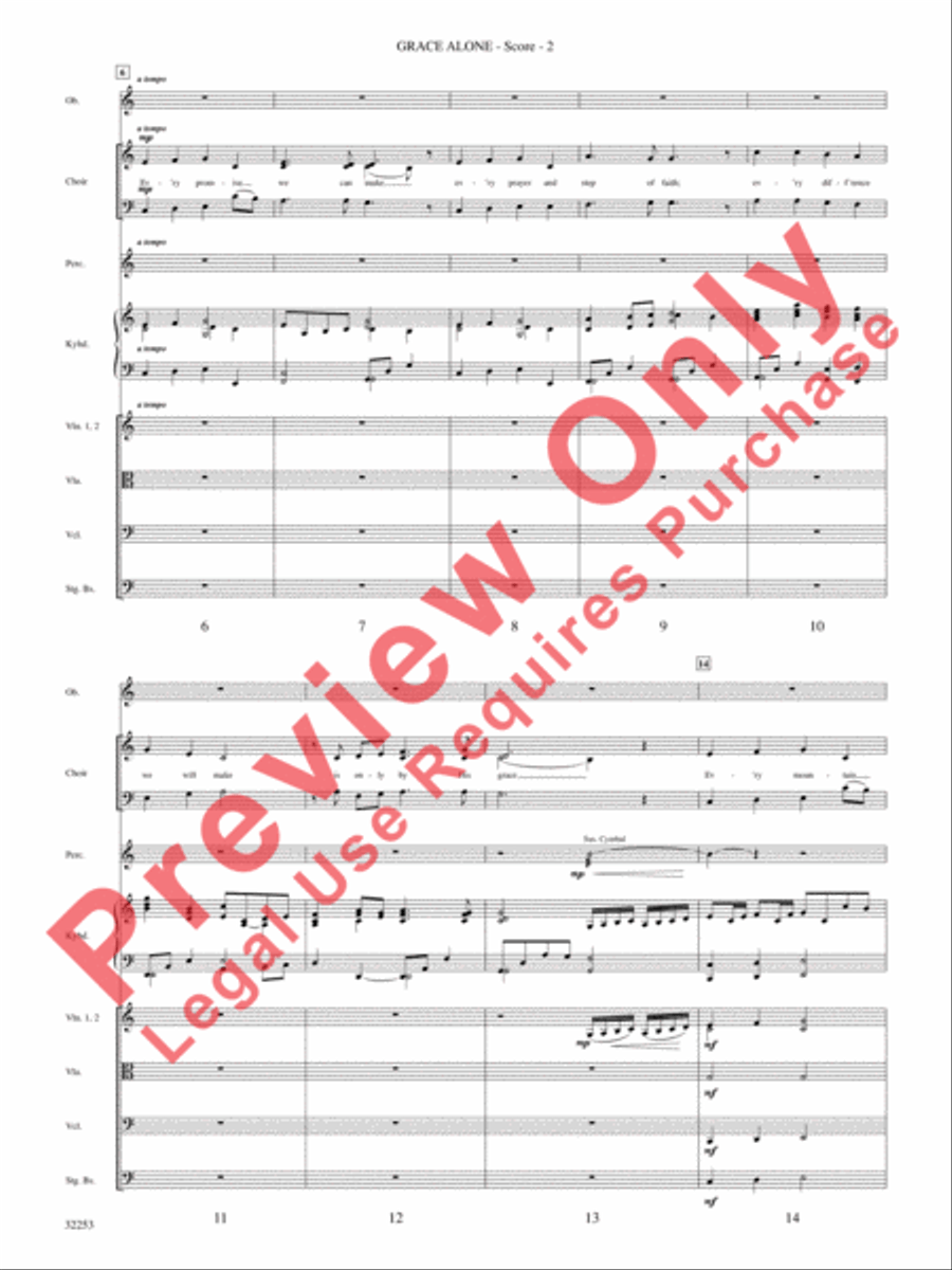 Grace Alone Grace Alone Choir scores gallery preview page 3