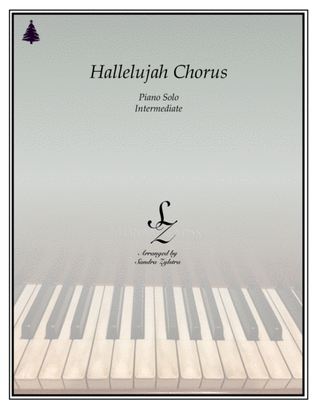 Book cover for Hallelujah Chorus (intermediate piano solo)