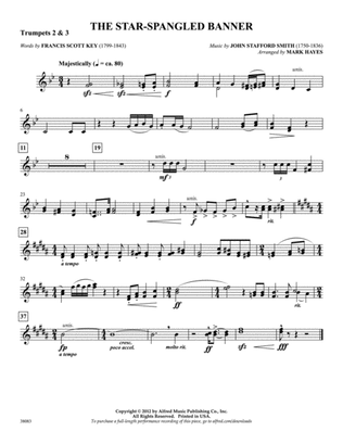 The Star-Spangled Banner: 2nd & 3rd Trumpet