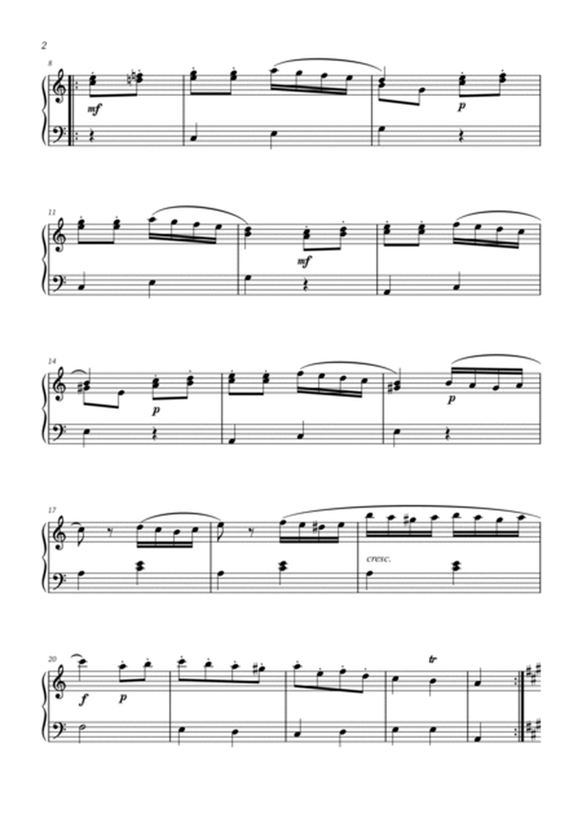 Turkish March - Easy Intermediate Piano image number null
