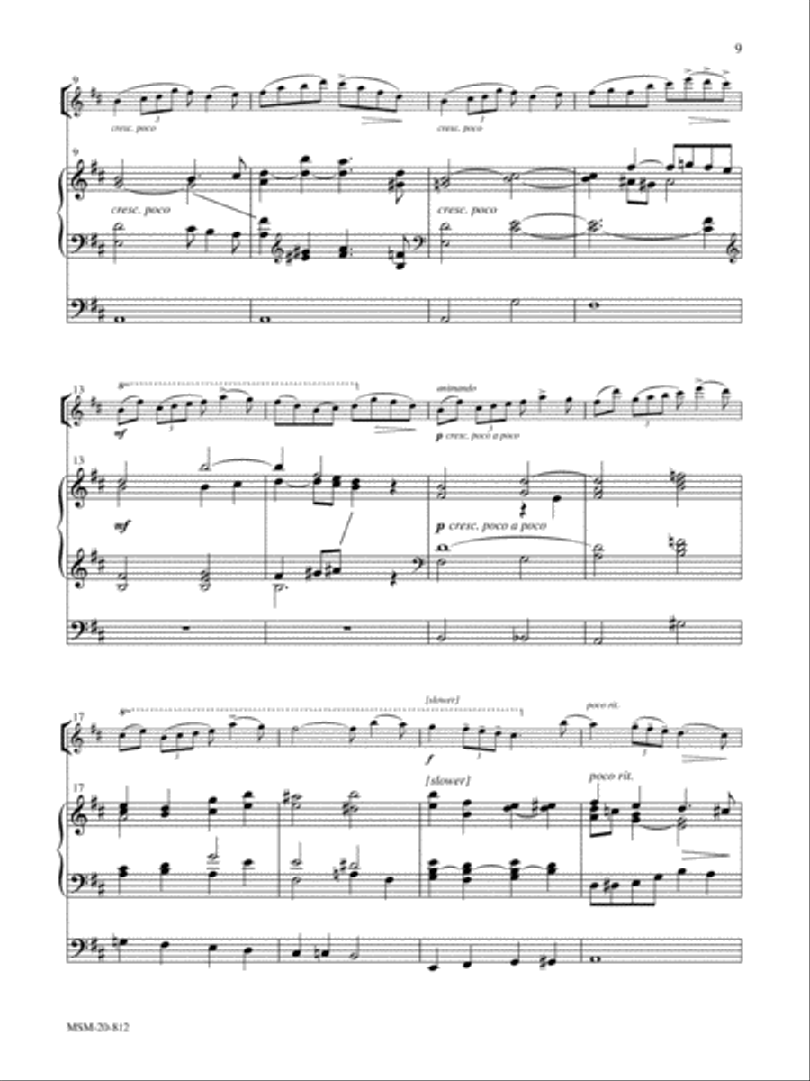 Organ Plus! Five Pieces for Organ + 1 or 2 Instruments, Volume 3 Organ scores gallery preview page 5