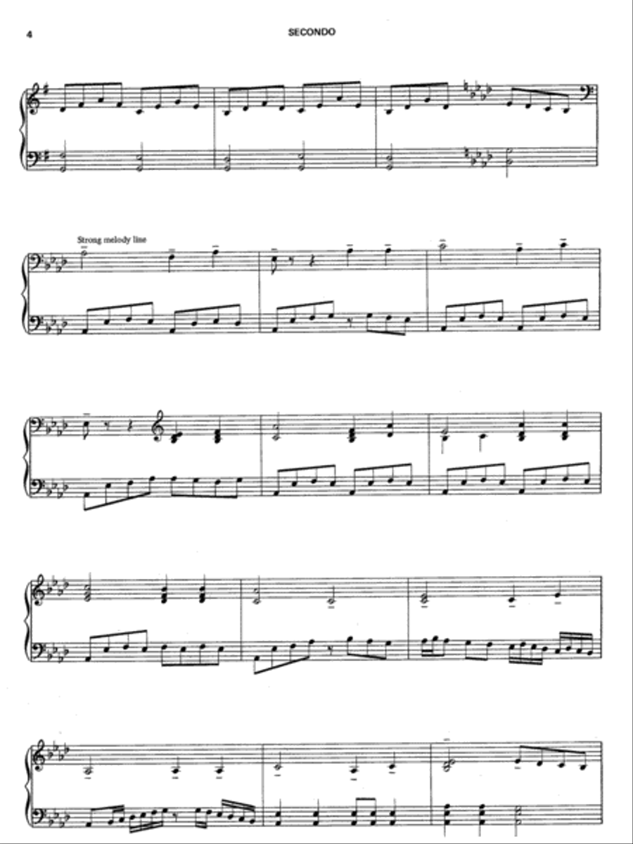 Sacred Classics for Four Hands Piano Accompaniment scores gallery preview page 4
