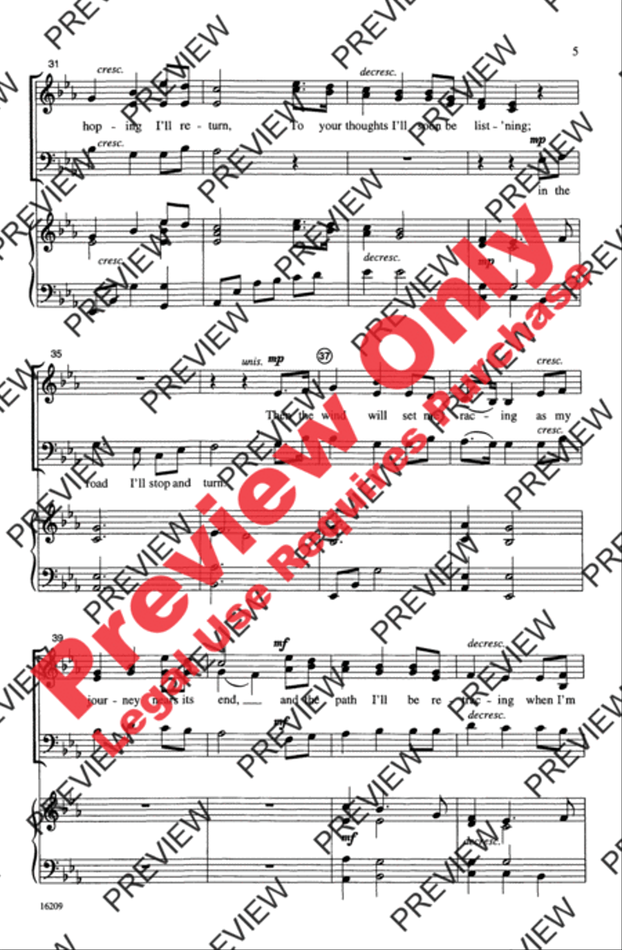 Homeward Bound Homeward Bound 3-Part scores gallery preview page 5