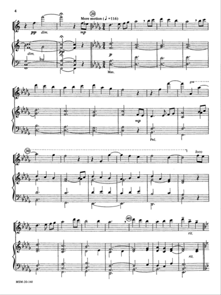 A Christmas Prelude for Flute and Organ Flute scores gallery preview page 2