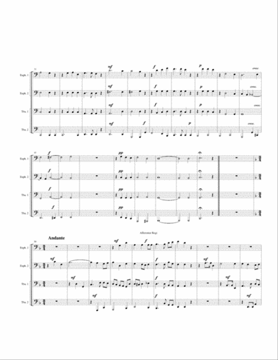 Two Bruckner Pieces Two Bruckner Pieces Brass Ensemble scores gallery preview page 2
