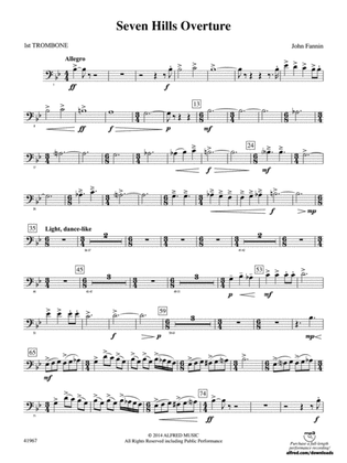 Seven Hills Overture: 1st Trombone