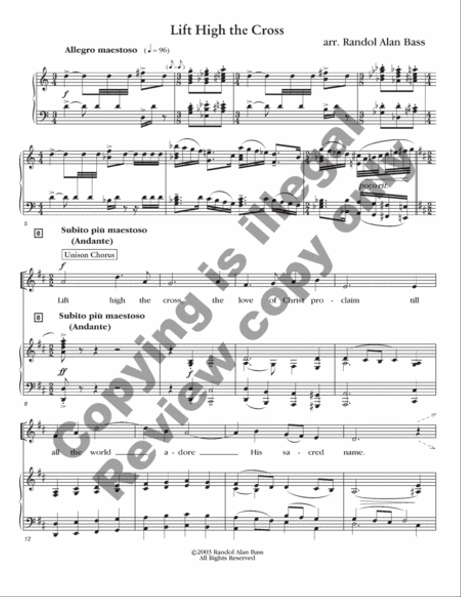 Personent Hodie 4-Part scores gallery preview page 3