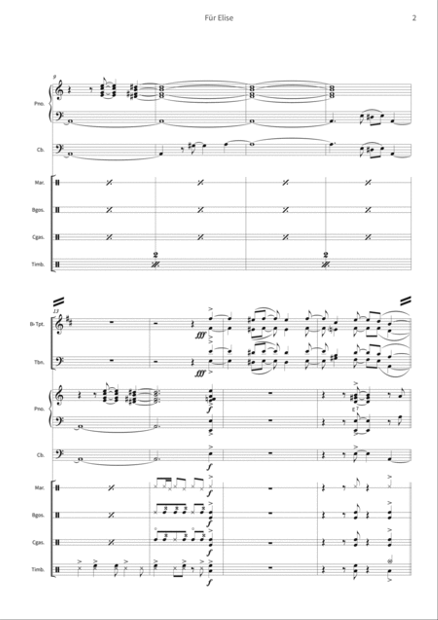 Für Elise Für Elise Score scores gallery preview page 4