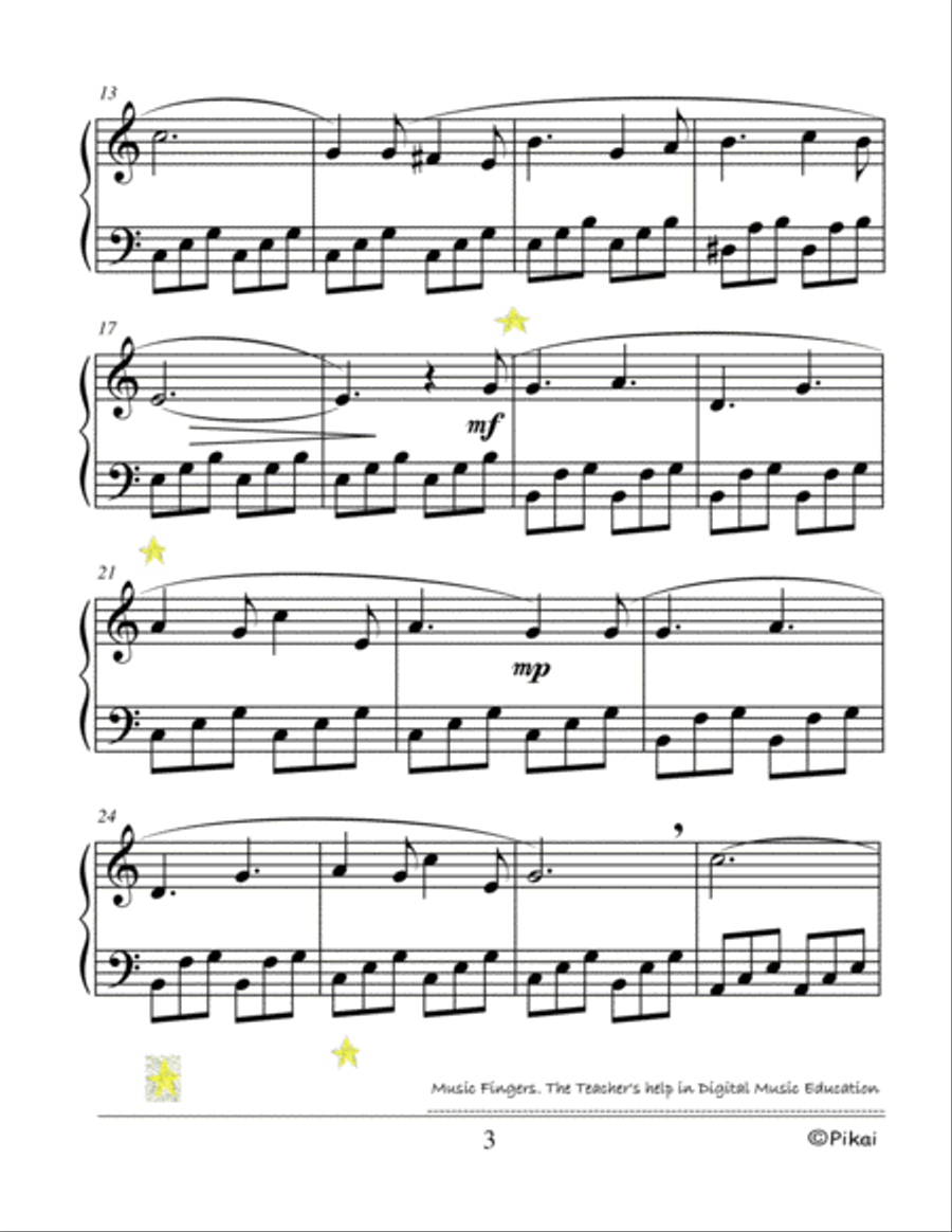 O Holy Night. Complete. Lev. 3 Piano Method scores gallery preview page 3