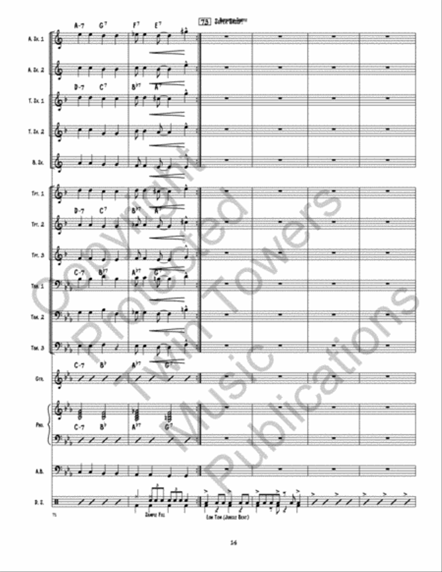 Buffarilla Shuffle Jazz Ensemble scores gallery preview page 15