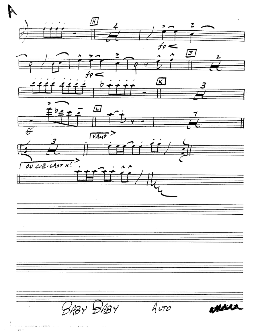 Baby, Baby Jazz Ensemble scores gallery preview page 3