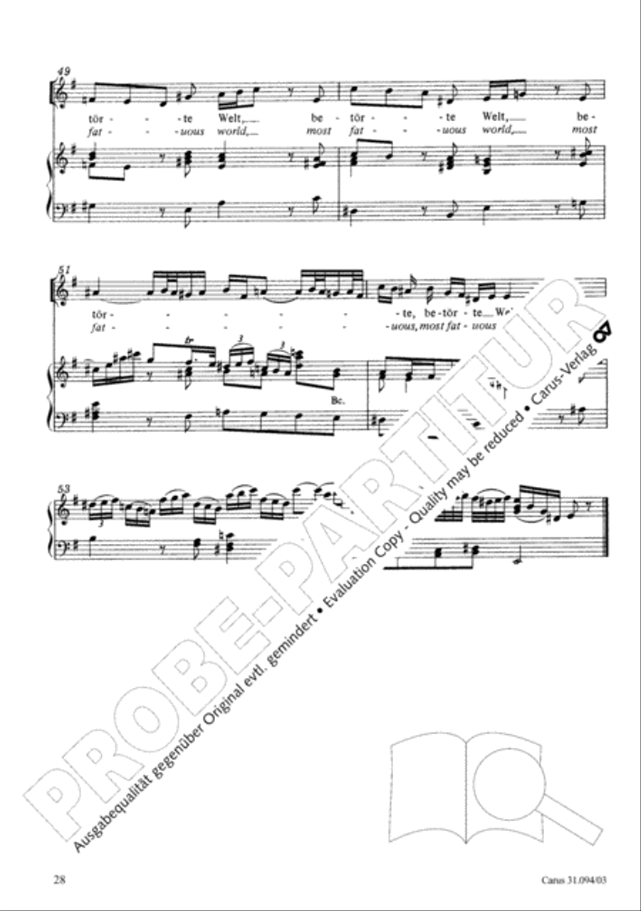 What has this world to give (Was frag ich nach der Welt) 4-Part scores gallery preview page 29