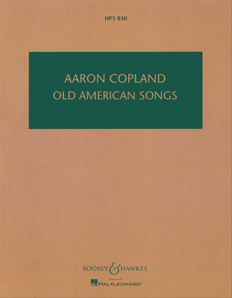 Old American Songs Old American Songs Orchestra scores gallery preview page 1