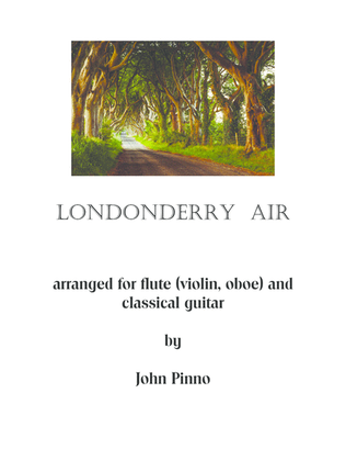 Book cover for Londonderry Air (arranged for flute [violin, oboe] and classical guitar)