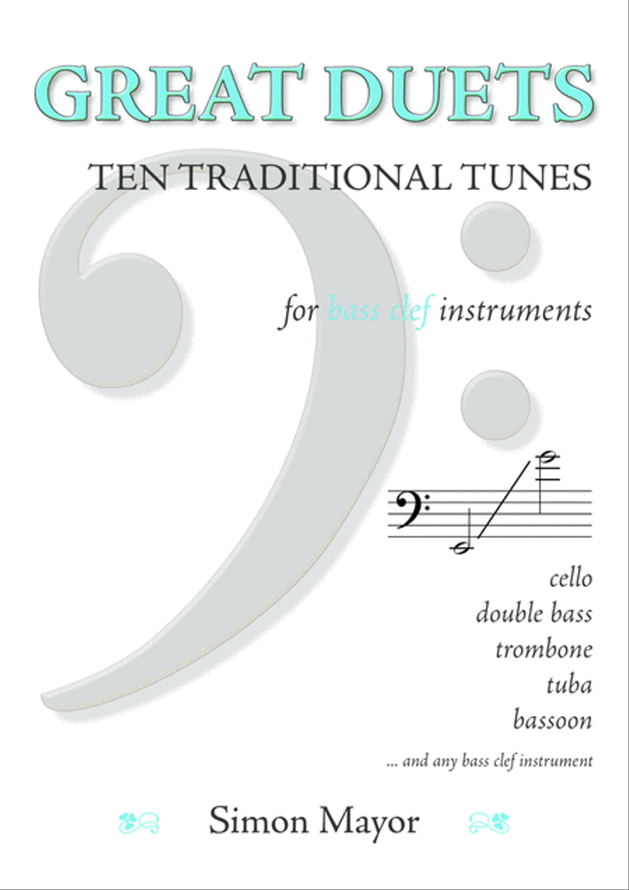 Great Duets: 10 Traditional Tunes (bass clef) Small Ensemble scores gallery preview page 1
